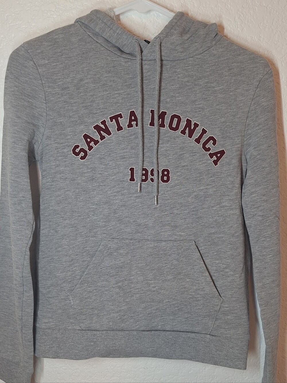 H&M Divided Grey Santa Monica 1998 Pullover Hoodie